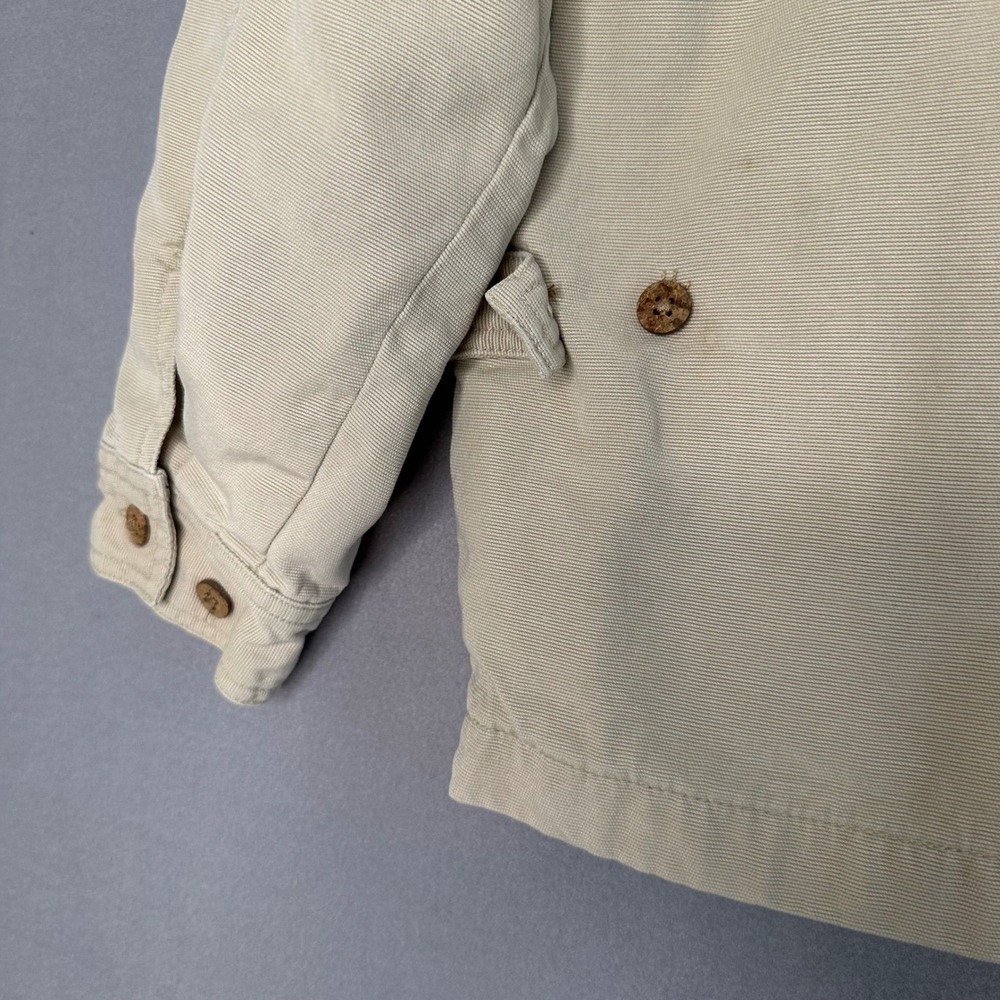 Tommy Bahama Women's Tan Corduroy Full Zip Jacket Collared Buttoned Pockets XS - Picture 15 of 16